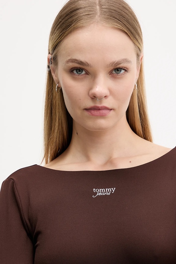 Body Tommy Jeans DW0DW21574 rjava