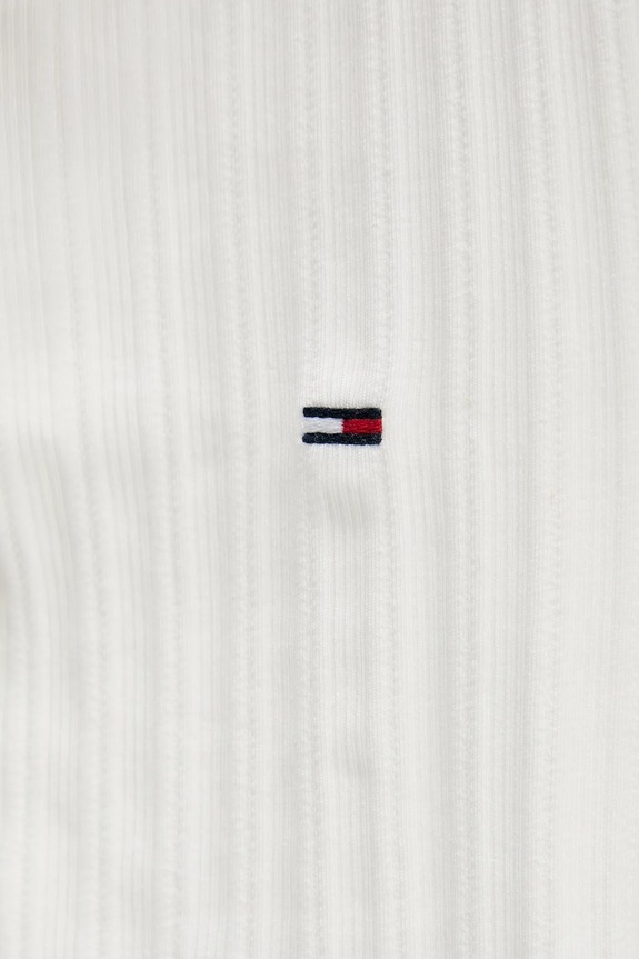 Majica dugih rukava Tommy Jeans DW0DW21575 bijela