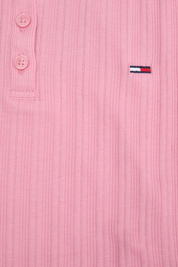 Majica dugih rukava Tommy Jeans DW0DW21575 roza