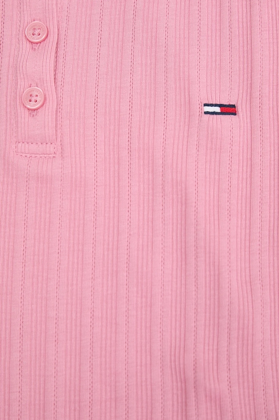 Majica dugih rukava Tommy Jeans DW0DW21575 roza