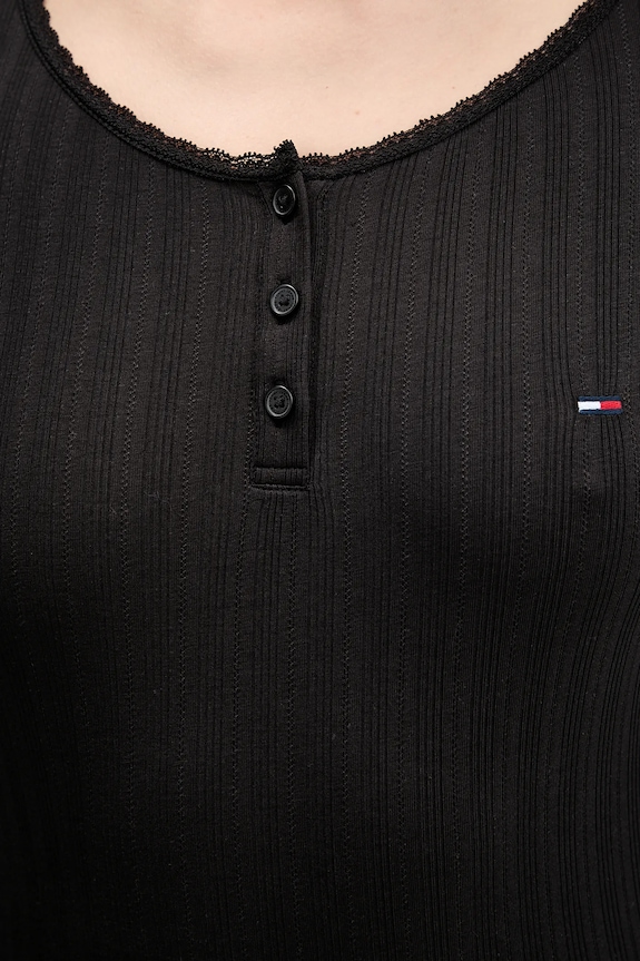 Tommy Jeans hosszú ujjú DW0DW21575 fekete