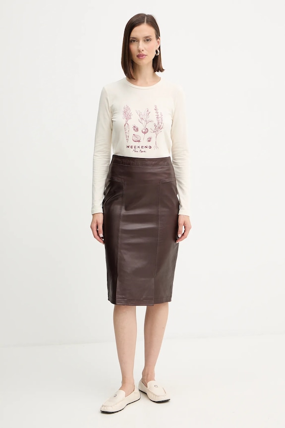 Majica dugih rukava Weekend Max Mara RENOIR 2525946032600 bež AW25