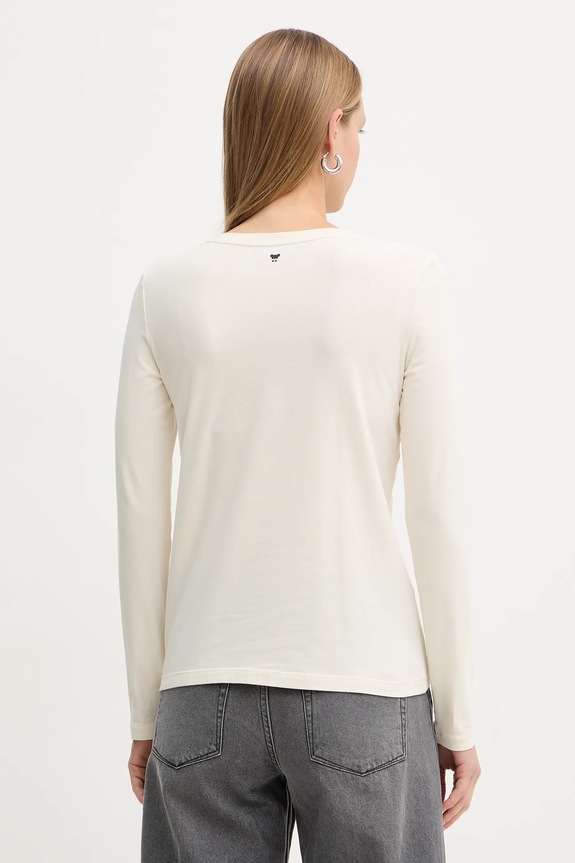 Odzież Weekend Max Mara longsleeve RENOIR 2525946032600 beżowy