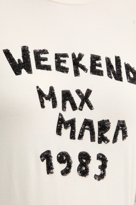 Weekend Max Mara longsleeve RENOIR 2525946032600 beżowy