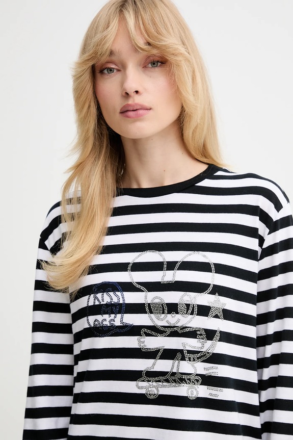 ZADIG&VOLTAIRE longsleeve bawełniany czarny JWTS02839