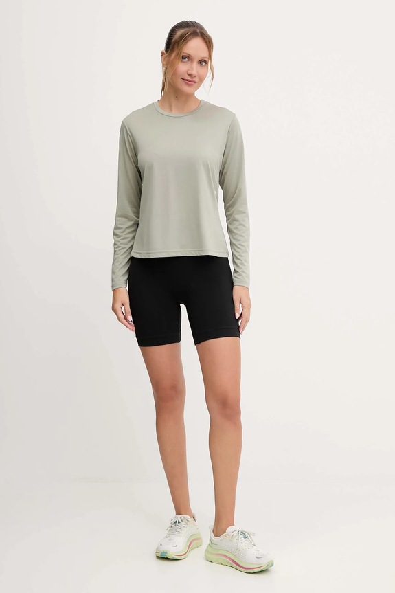 Majica dugih rukava za trening Hummel 229984 zelena AW25