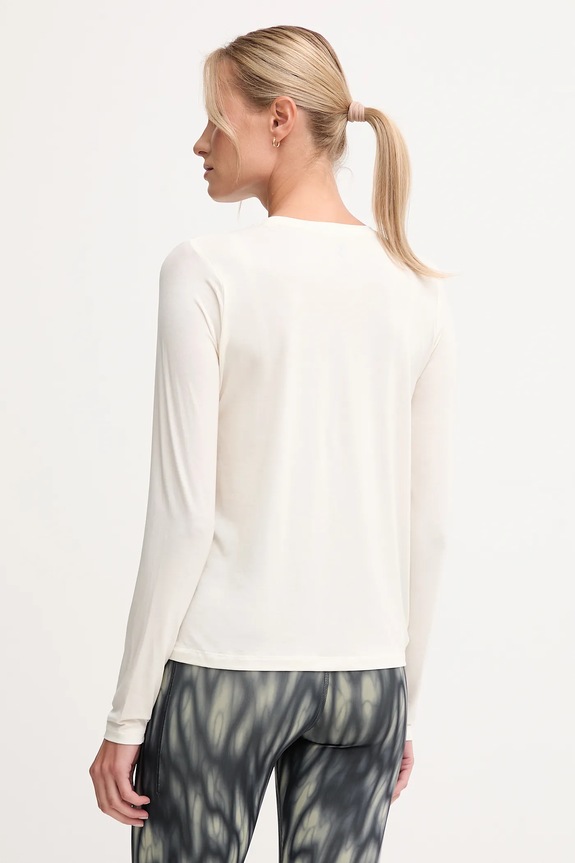 Ρούχα Hummel Μακρυμάνικη για γιόγκα γυναικεία με lyocell 230449 μπεζ