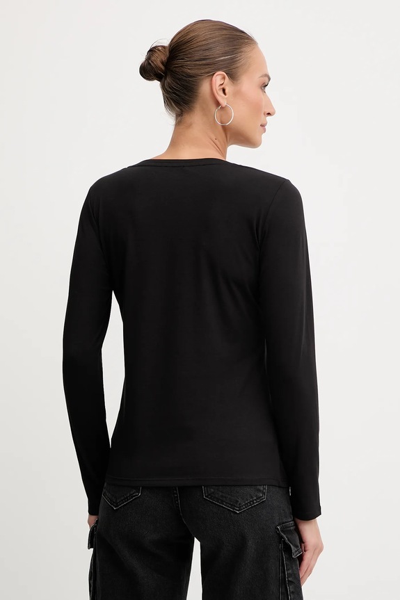 Odzież Liu Jo longsleeve TF5169.JS003 czarny