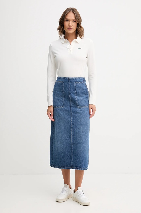 Μακρυμάνικο Lacoste PF4567 μπεζ AW25