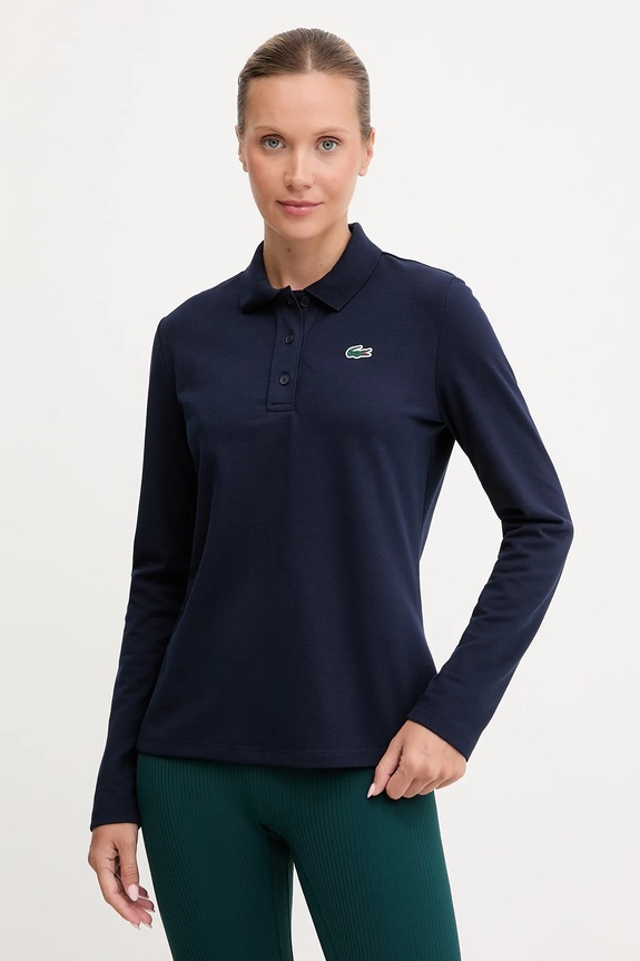 Μακρυμάνικο Lacoste κανονικό σκούρο μπλε PF4567