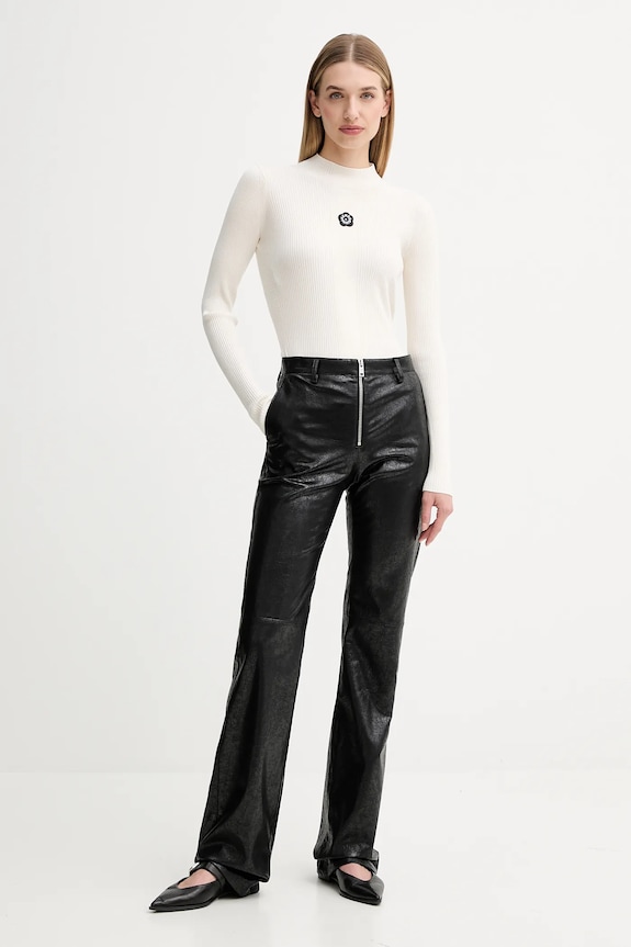 Kenzo sweter FF62TO6123LG beżowy AW25
