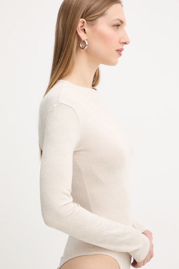 Κορμάκι Guess TEODORA W5BP09.K68D2 μπεζ