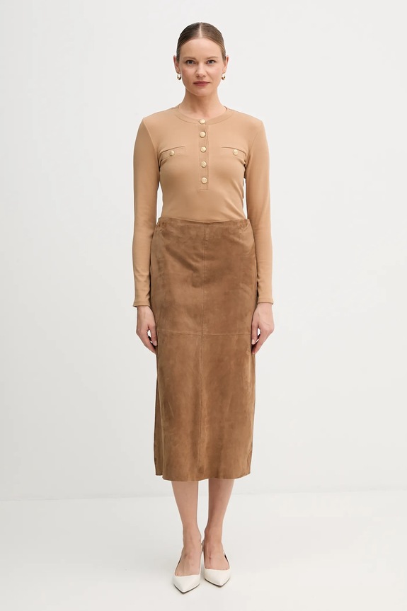 Лонгслів Marc Aurel 7705.7001.73918 бежевий AW25