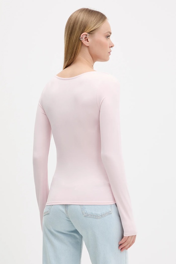 Odzież Hollister Co. longsleeve KI339.5251.610 różowy