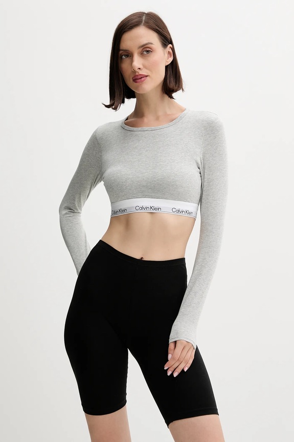 Ruházat Calvin Klein Underwear hosszú ujjú LV00QF8600 szürke