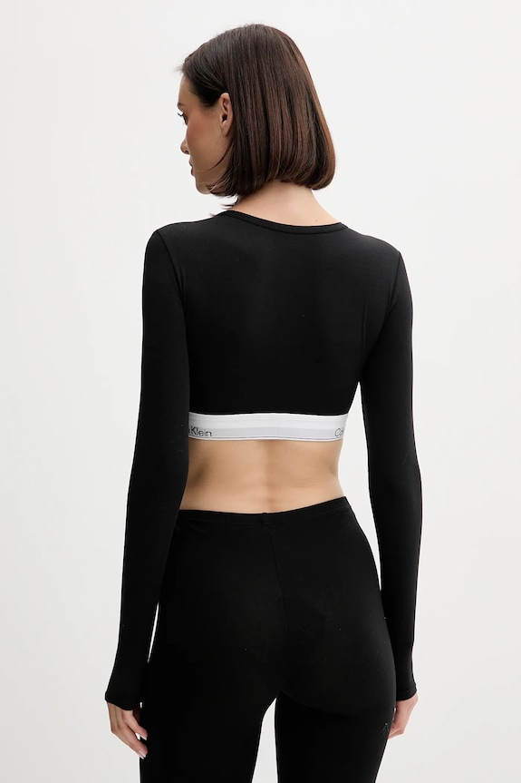 Calvin Klein Underwear hosszú ujjú LV00QF8600 fekete AW25