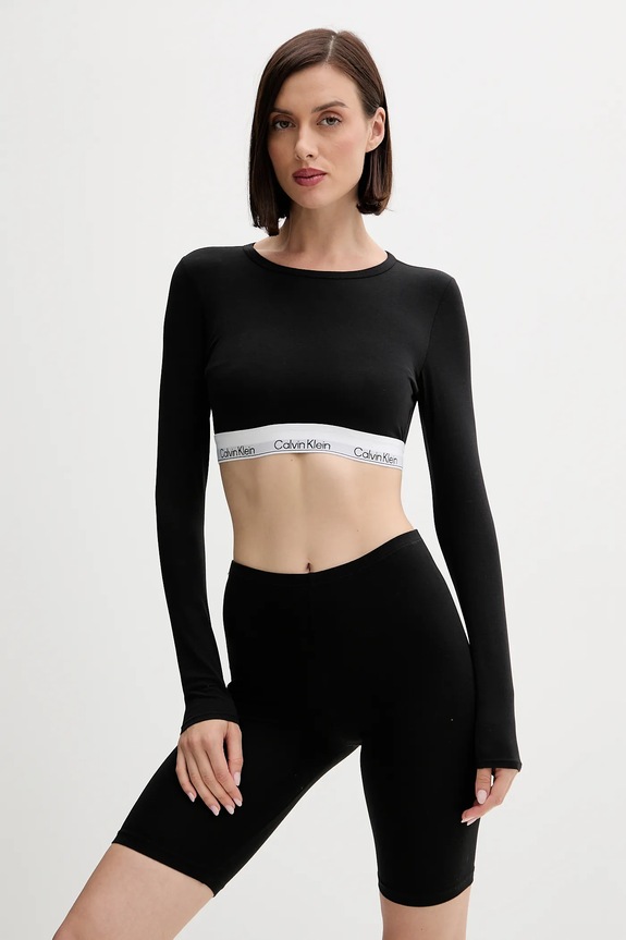 Ruházat Calvin Klein Underwear hosszú ujjú LV00QF8600 fekete
