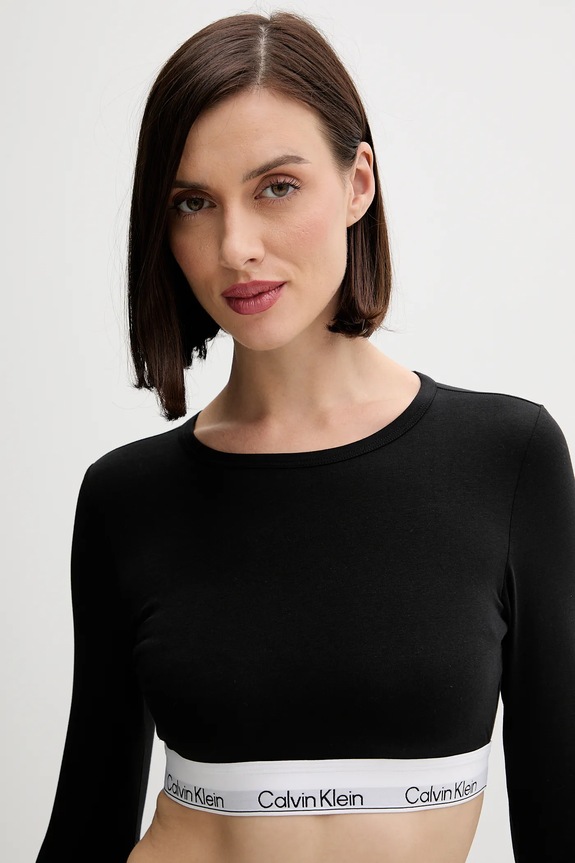 Calvin Klein Underwear hosszú ujjú fekete LV00QF8600