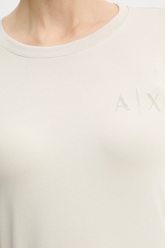 Majica z dolgimi rokavi Armani Exchange XW001353.AF17173 bež