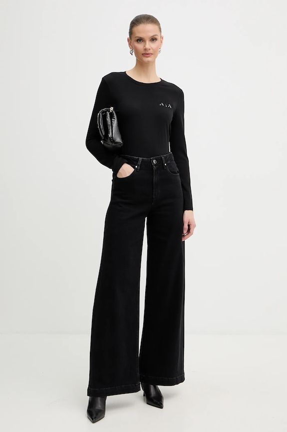Armani Exchange hosszú ujjú XW001353.AF17173 fekete AW25