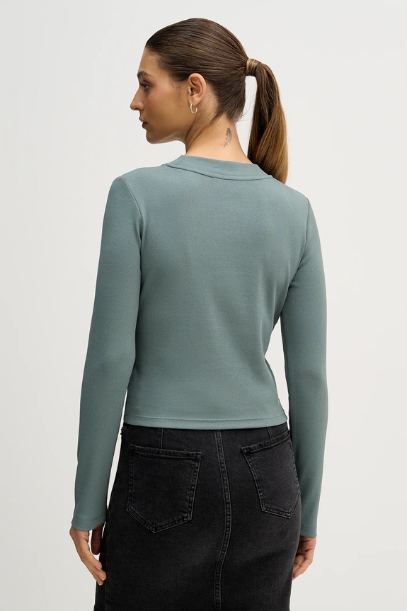 Дрехи Блуза с дълги ръкави Calvin Klein Jeans LV047A803G зелен