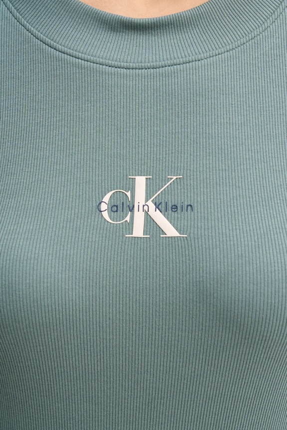Μακρυμάνικο Calvin Klein Jeans LV047A803G πράσινο
