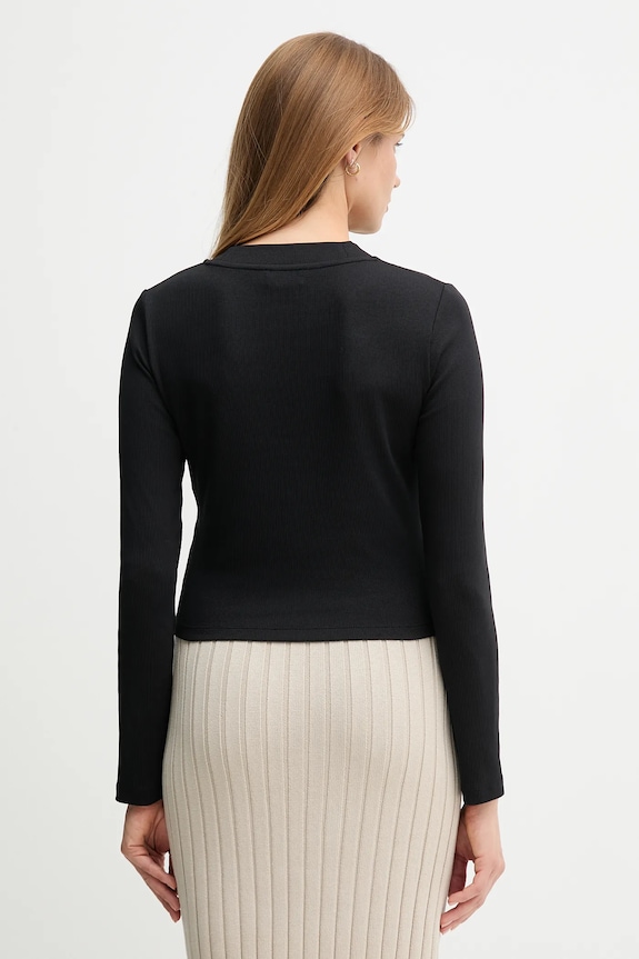 Odzież Calvin Klein Jeans longsleeve LV047A803G czarny
