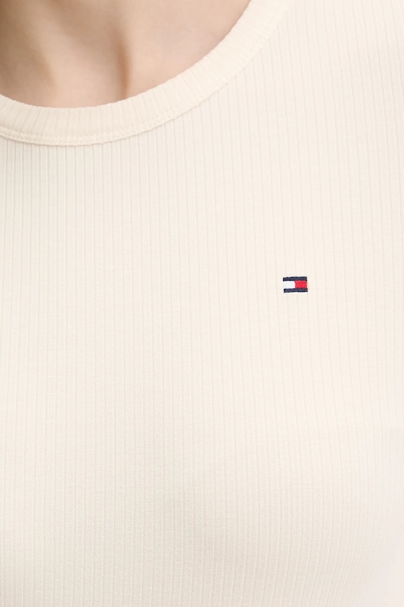 Tommy Hilfiger t-shirt WW0WW47308 beżowy
