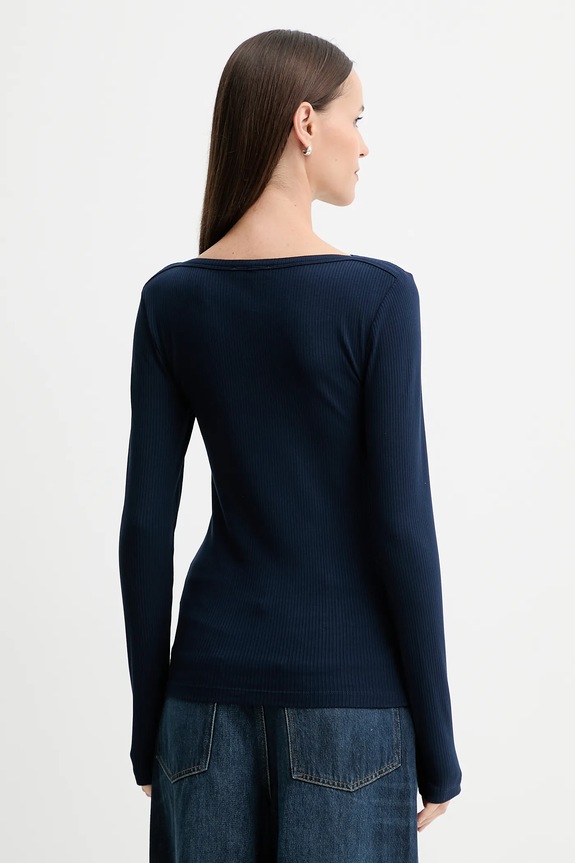 Ρούχα Μακρυμάνικο Tommy Hilfiger WW0WW47309 σκούρο μπλε