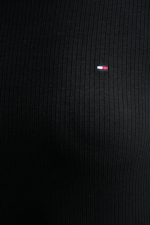 Μακρυμάνικο Tommy Hilfiger WW0WW47309 μαύρο