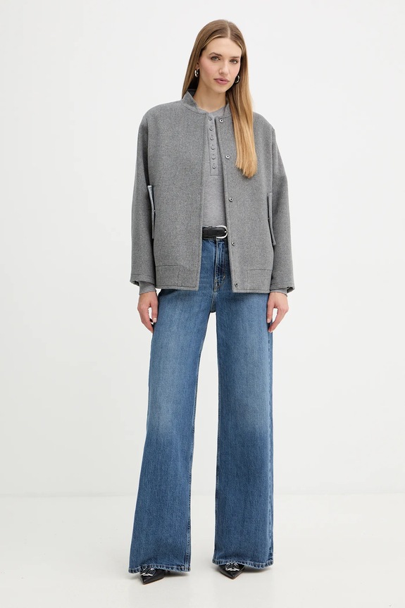 MAX&Co. mânecă lungă cu lână 2526946014200 gri AW25