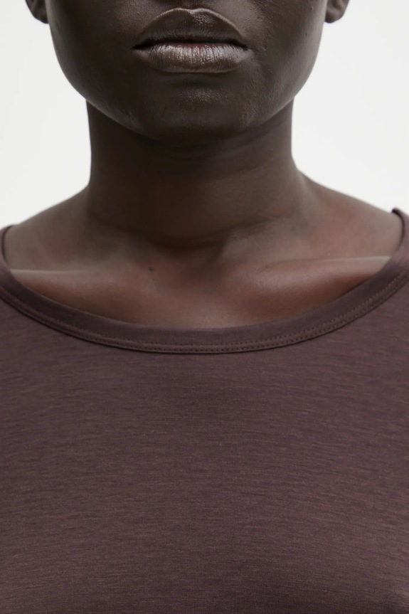 Anine Bing longsleeve with wool blend sylvie brown A.08.11501