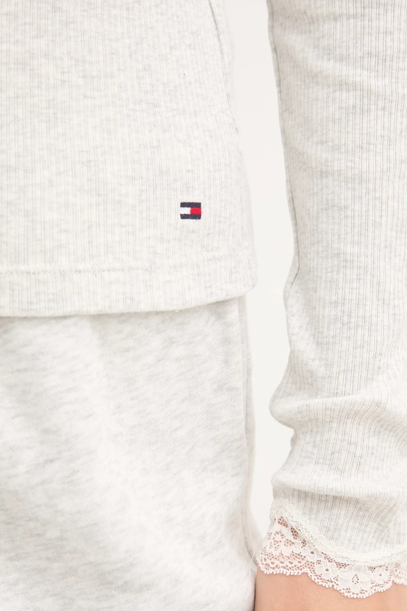 Gornji dio pidžame Tommy Hilfiger UW0UW06071 siva