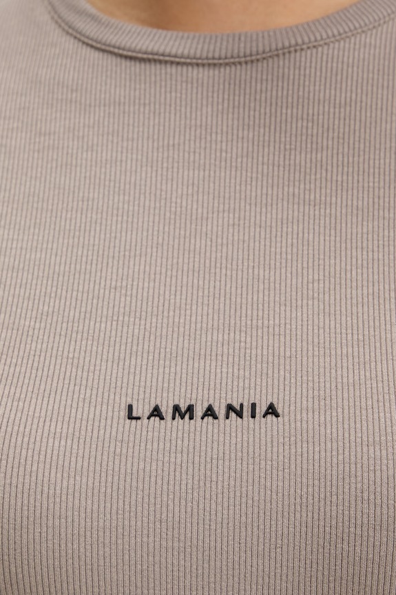 La Mania longsleeve damski z wiskozą GIN beżowy
