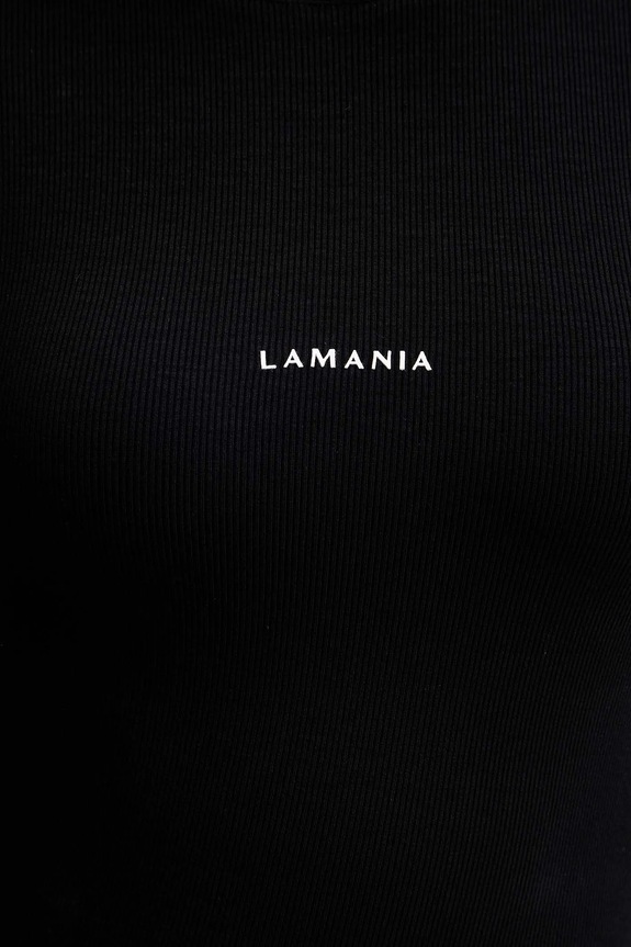 La Mania longsleeve damski z wiskozą GIN czarny
