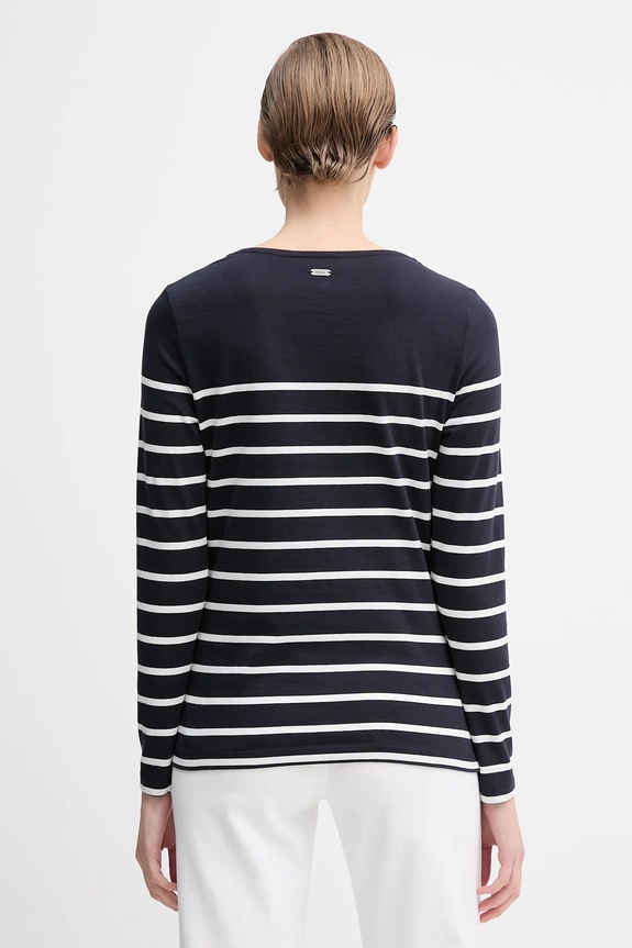 Odzież Barbour longsleeve bawełniany BRADLEY LML0892 granatowy