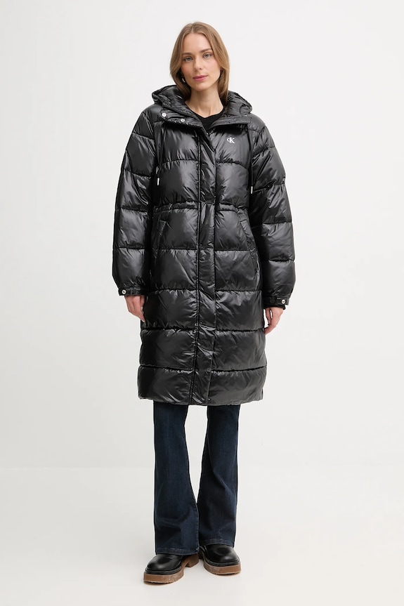 Calvin Klein Jeans top a maniche lunghe in cotone LV047D223G nero AW25