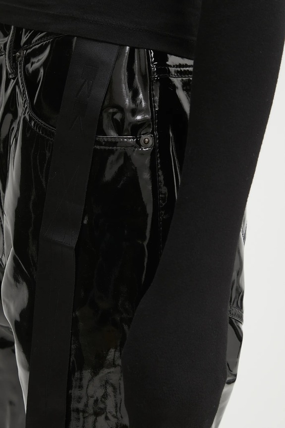 Rick Owens DRKSHDW longsleeve bawełniany Ziggy T DS02E7216.RN czarny