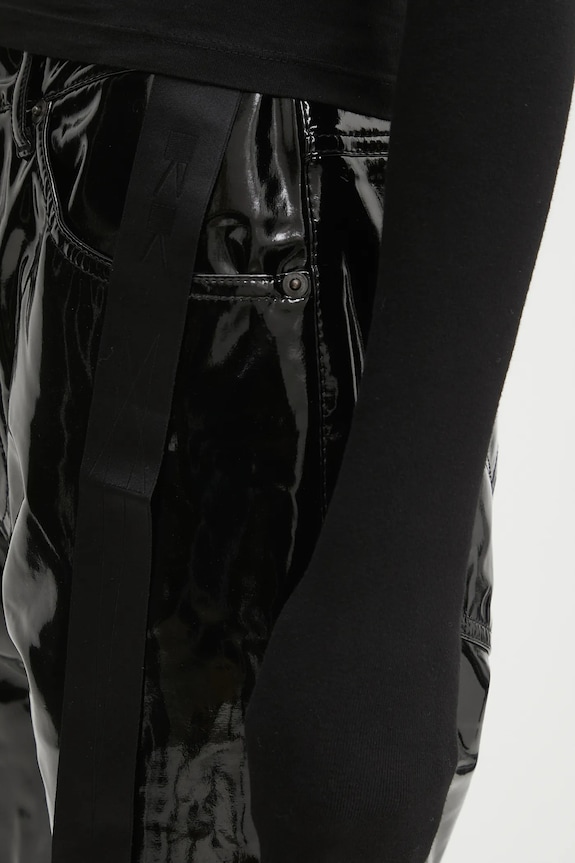 Rick Owens DRKSHDW longsleeve bawełniany Ziggy T DS02E7216.RN czarny