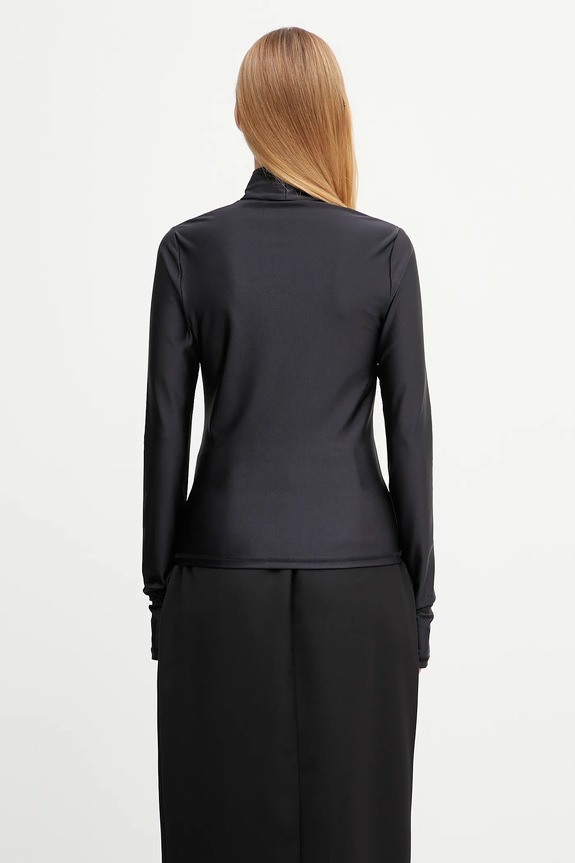 Îmbrăcăminte Coperni bluză Second Skin Turtleneck COPJS20545 negru