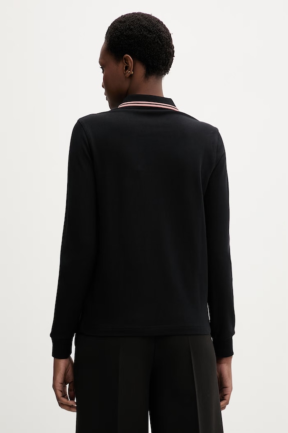 Odzież Fred Perry longsleeve bawełniany G3636 czarny