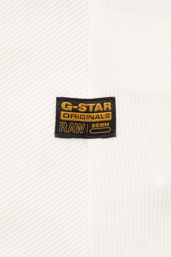 Tričko s dlhým rukávom G-Star A line slim rib mock D26905.E136 béžová