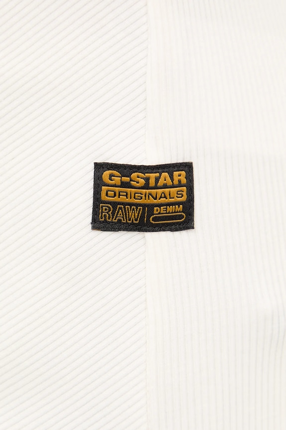 Tričko s dlhým rukávom G-Star A line slim rib mock D26905.E136 béžová