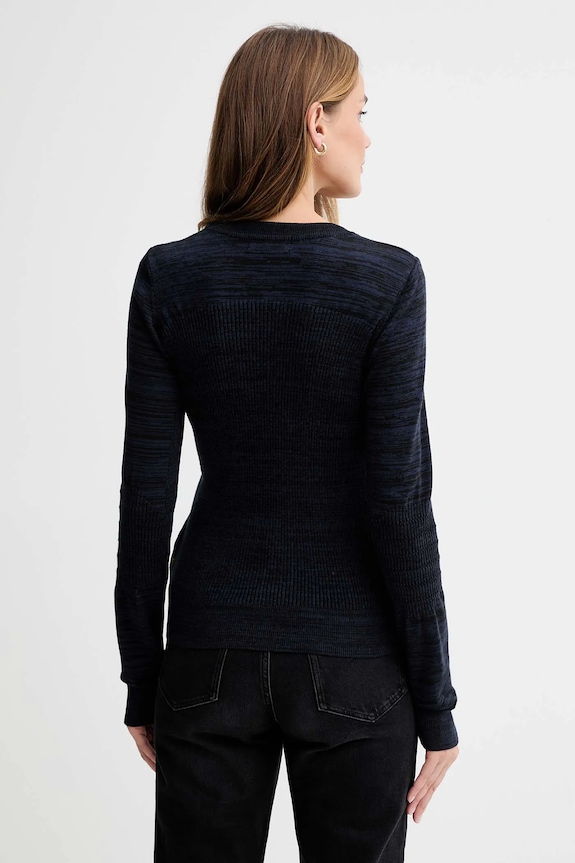 Îmbrăcăminte G-Star pulover 3D biker knit slim D27170.C259 bleumarin