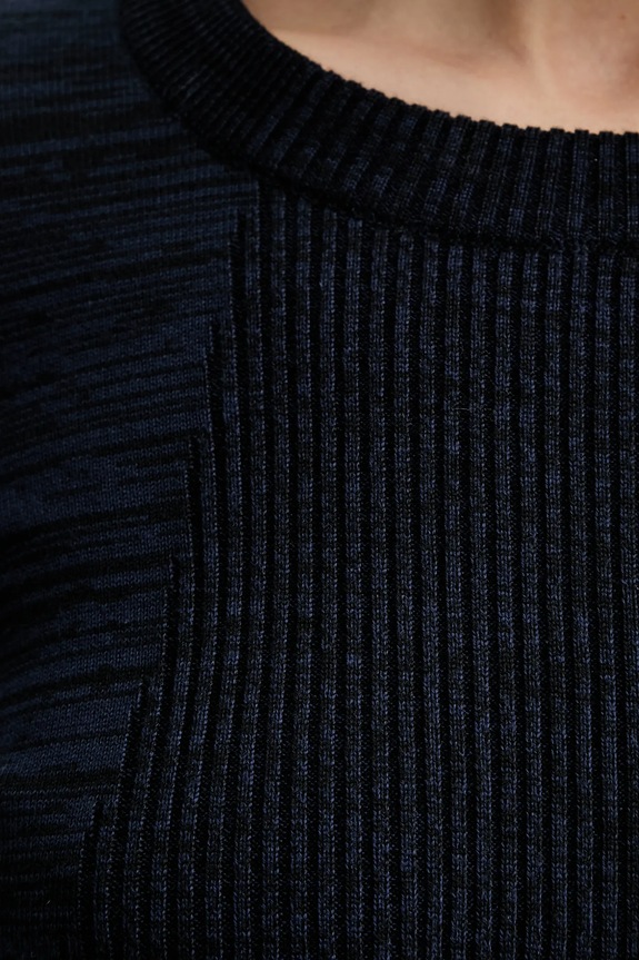 G-Star pulover 3D biker knit slim D27170.C259 bleumarin
