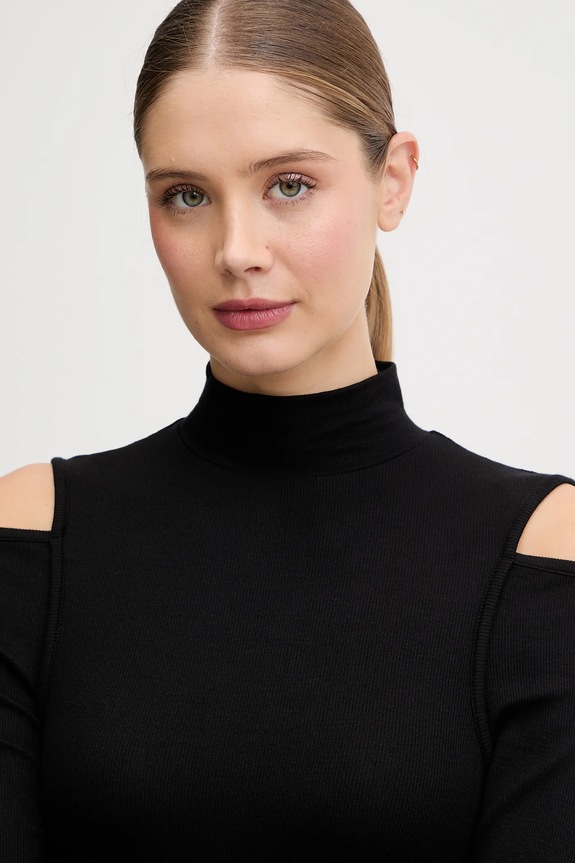 Μακρυμάνικο Sportalm Afendita μαύρο 250266