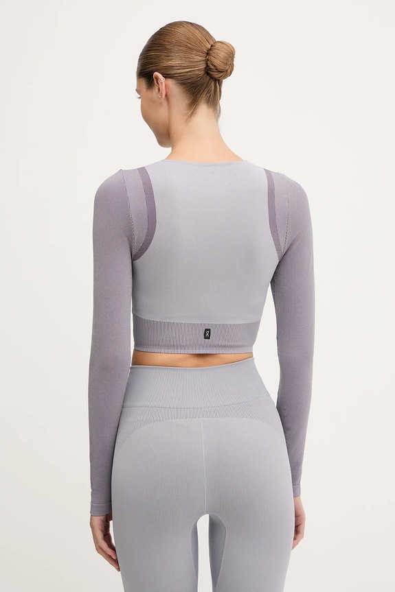 Îmbrăcăminte On longsleeve de yoga Studio 1WF10263857 violet