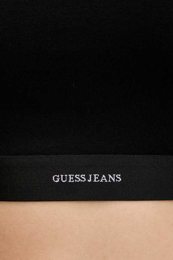 Μακρυμάνικο Guess Jeans W5BZ09.KBBU1 μαύρο