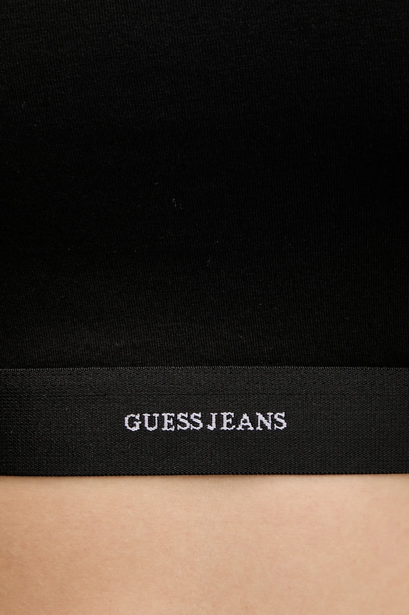 Μακρυμάνικο Guess Jeans W5BZ09.KBBU1 μαύρο