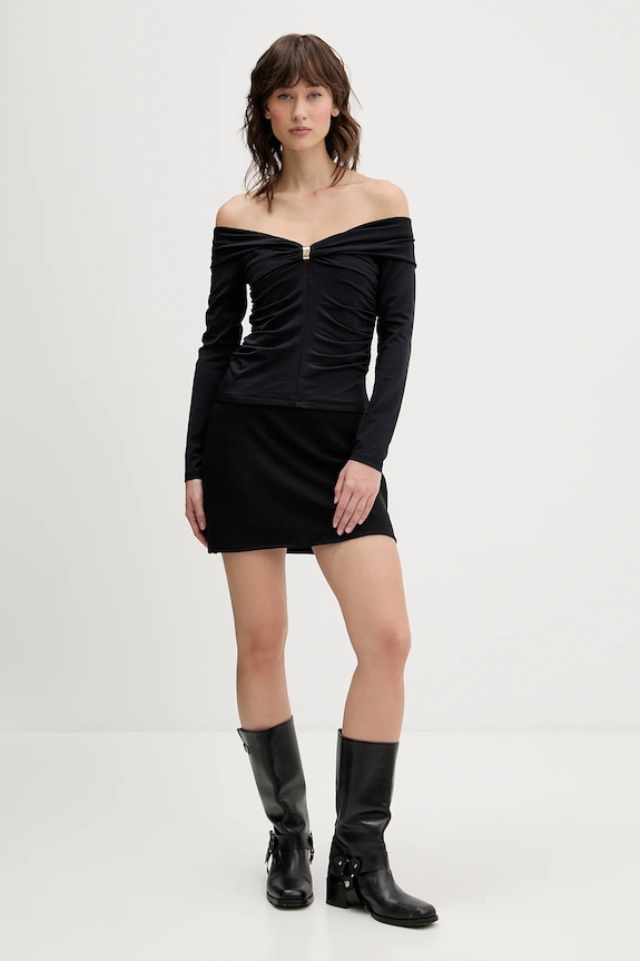 Blúzka Abercrombie & Fitch KI139.5664.900 čierna AW25